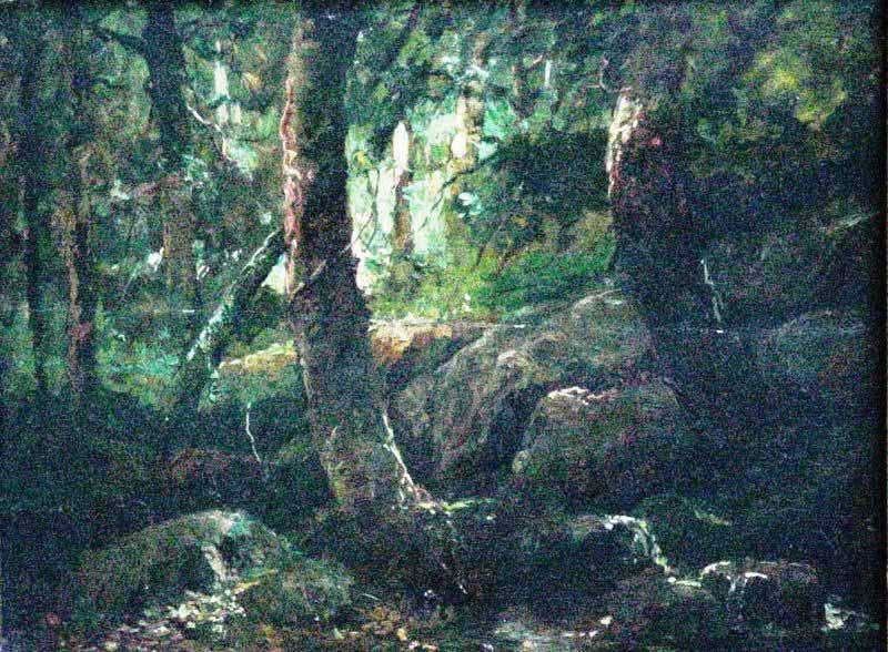 Antonio Parreiras Interior of a forest